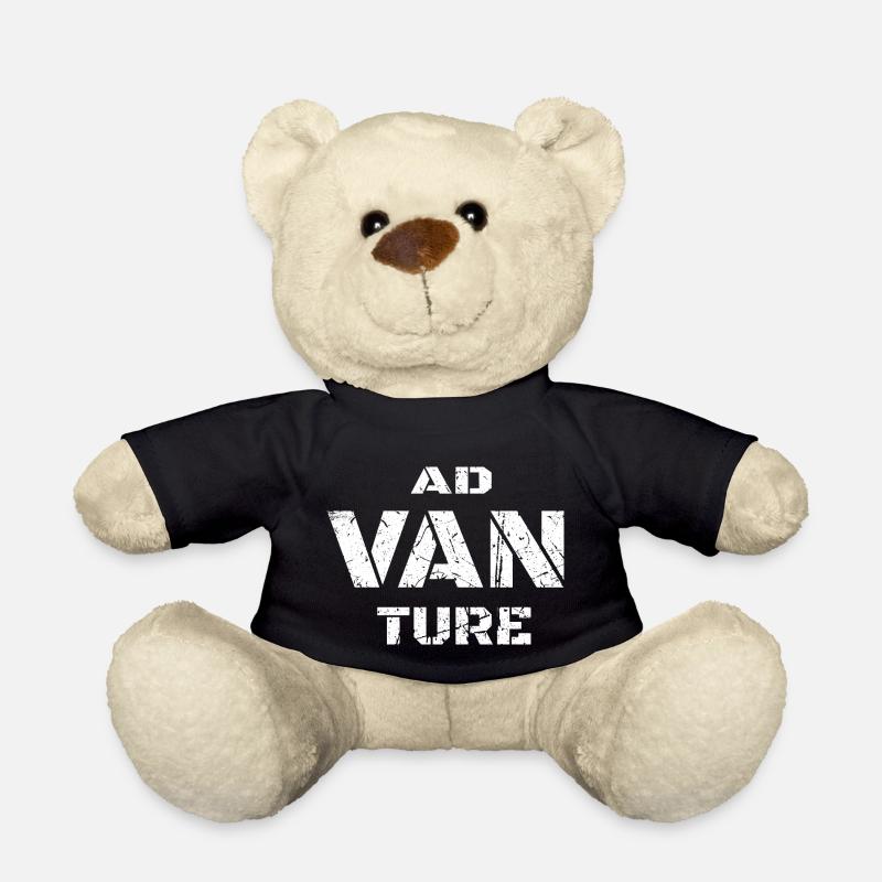 Advanture - AD VAN TURE - Adventure - Camper - Teddy - Schwarz