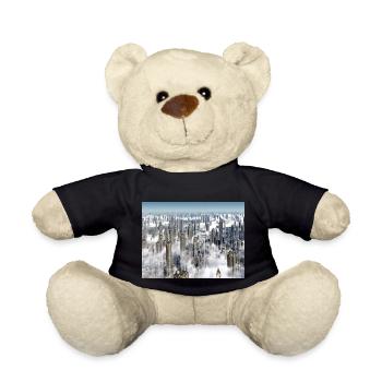 Des gratte-ciel futuristes dans une mégalopole - Nounours - noir - Devant