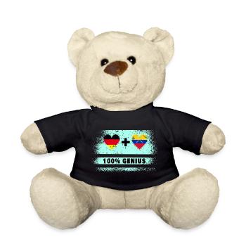 Allemagne et Venezuela Genial / Cadeau - Nounours - noir - Devant