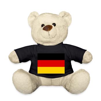 Deutschland - Teddy - Schwarz - Vorne