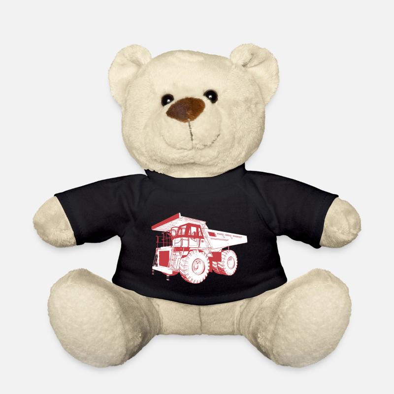 Riesiger Muldenkipper, LKW, Lastwagen - Teddy - Schwarz