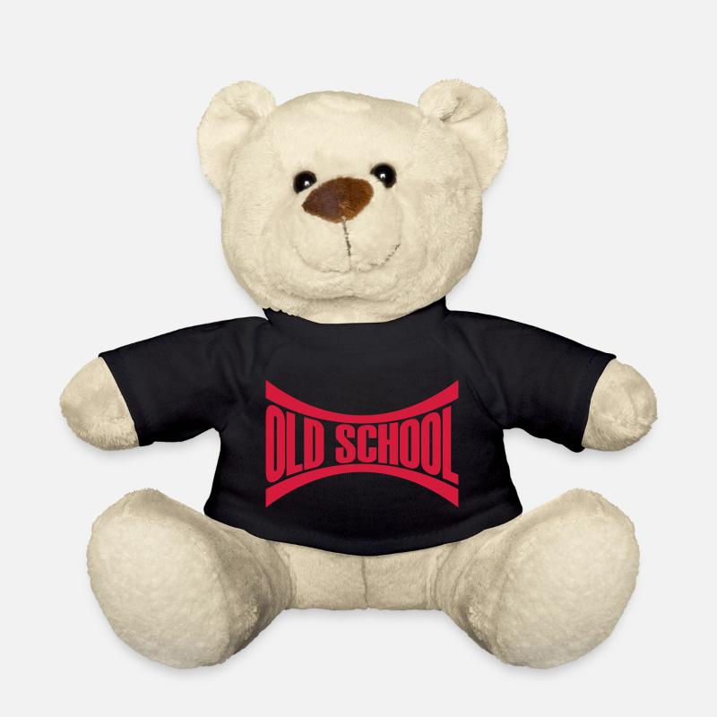 Logo Old School - Teddy - Schwarz