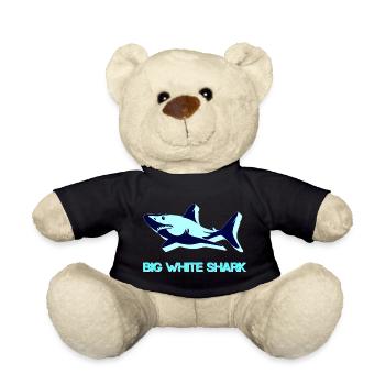 See, raubfische, badezimmersprüche - Teddy - Schwarz - Vorne