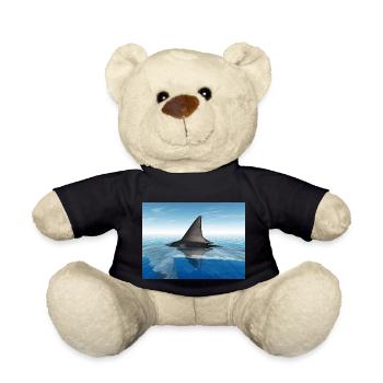 Great white shark - Teddy Bear - black - Front