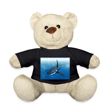 Schwertwal, Orca, Killerwal - Teddy - Schwarz - Vorne