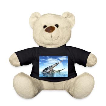Reptile marin Hupehsuchus - Nounours - noir - Devant