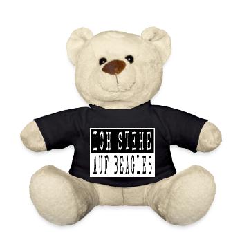 bachhund statement lieben bluthund haustier - Teddy - Schwarz - Vorne