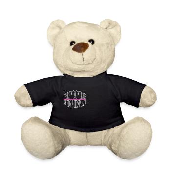 mason chainsaw grab sexy carpenter tshirts - Teddy Bear - black - Front
