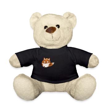 Fox decided - Teddy Bear - black - Front