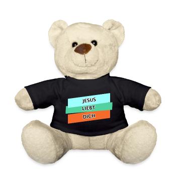 Jesus Christus von Nazareth Glaube Bibel Jesus - Teddy - Schwarz - Vorne