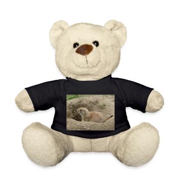 Groundhog - Teddy Bear - black - Front