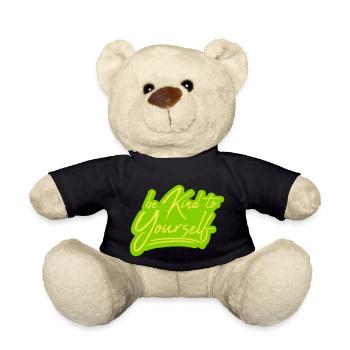 be kind to yourself - Teddy Bear - black - Front