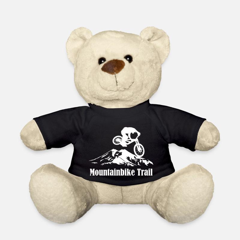 Mountain Bike Trail White - Teddy Bear - black
