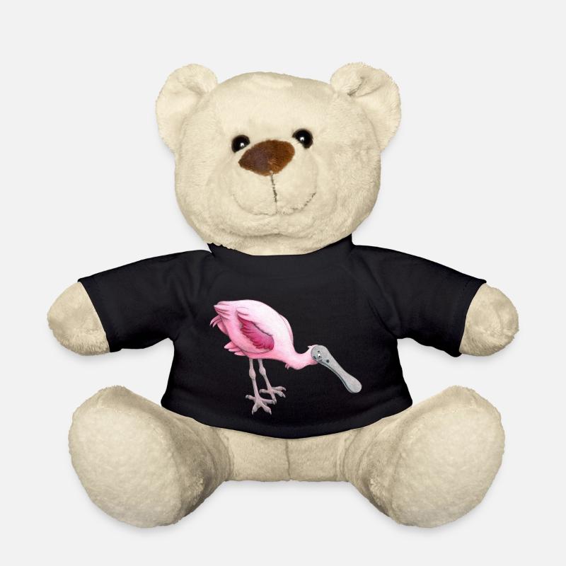spatule rose - Nounours - noir