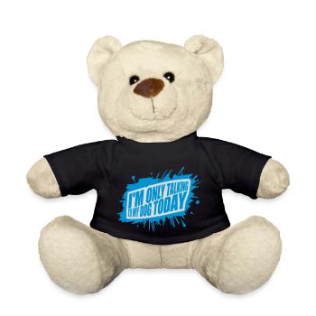 ne parler qu’au chien - Nounours - noir - Devant