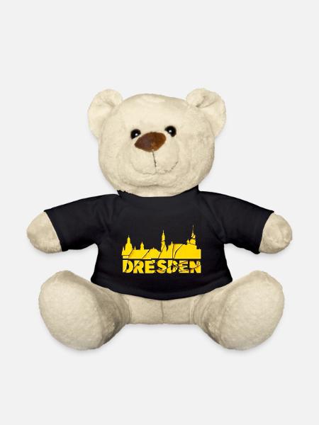 Dresden Deutschland Stadt Schrift Skyline Broken - Teddy - Schwarz