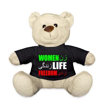 Women life freedom iran - Nounours - noir - Devant