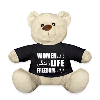 Women life freedom iran - Nounours - noir - Devant