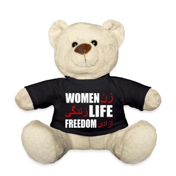 Women life freedom - Nounours - noir - Devant