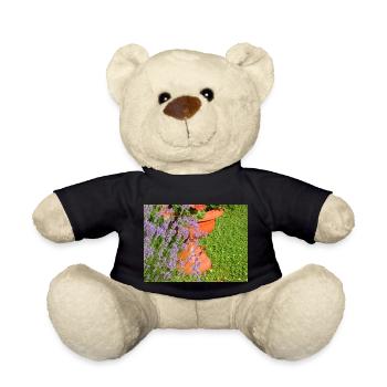 Nature beginning of spring - Teddy Bear - black - Front