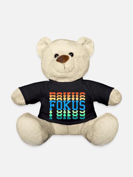 Focus - Teddy Bear - black