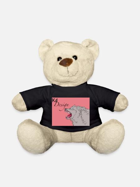Wild wolf design - Nounours - noir