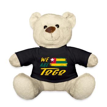 Wir sind Togo - Teddy - Schwarz - Vorne