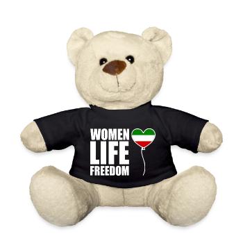 Women life freedom - Teddy Bear - black - Front