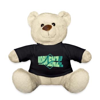 Koblenz Deutschland Stadt 3D Schrift Skyline - Teddy - Schwarz - Vorne