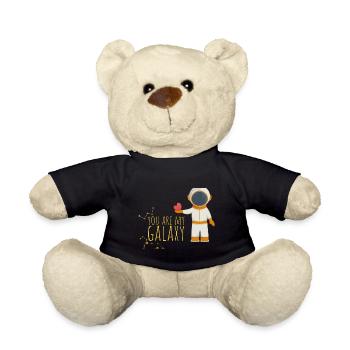Du bist meine Galaxie - Teddy - Schwarz - Vorne