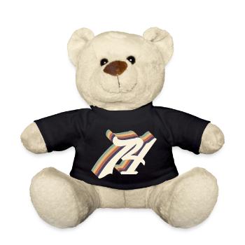 Vintage 74th anniversary - Teddy Bear - black - Front