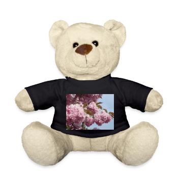 Rosa Zweige vom Zierkirschenbaum - Teddy - Schwarz - Vorne