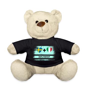 Italie et Suède 100% Parfait / Cadeau - Nounours - noir - Devant