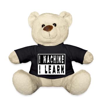 funny sayings jokes fullstack developer - Teddy Bear - black - Front