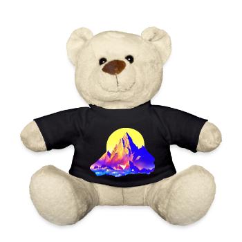 Mountain hiking Hike Mountain hikers Mountains Hiking - Teddy Bear - black - Front