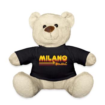 Milano, cool summery Milan design - Teddy Bear - black - Front