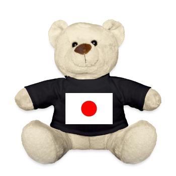 Japan rising sun og - Teddy Bear - black - Front