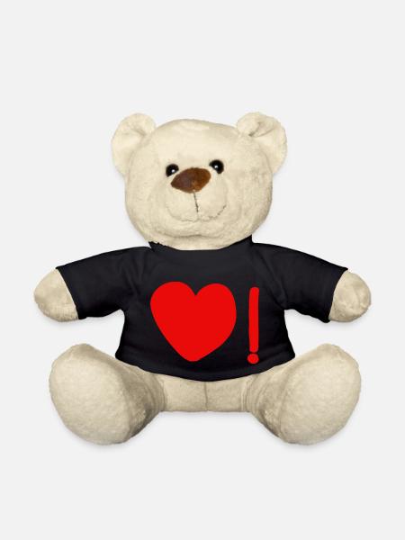 Amour factoriel. - Nounours - noir