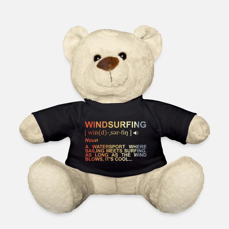 Windsurfen Bedeutung - Teddy - Schwarz