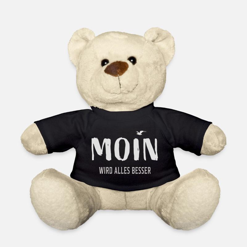 Moin wird alles besser - Teddy - Schwarz
