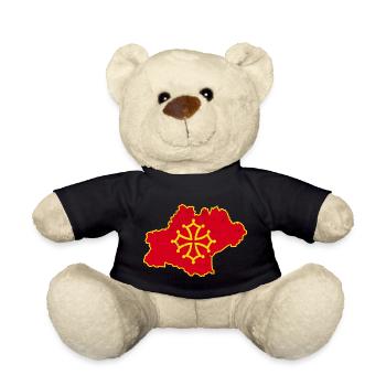 Regionen Frankreich Okzitanien Karte Occitanie - Teddy - Schwarz - Vorne