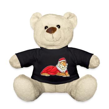 Chapeau de Père Noël tigre - Nounours - noir - Devant