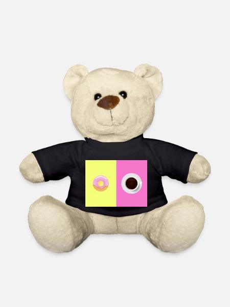 Donut & Coffee - Teddy - Schwarz