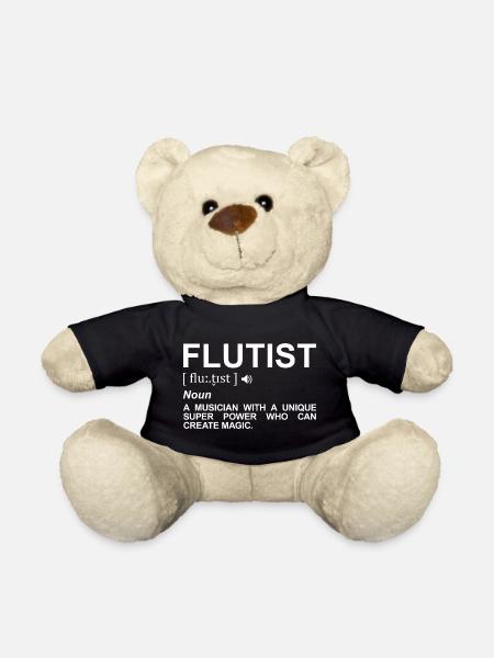 Flötist Definition - Teddy - Schwarz