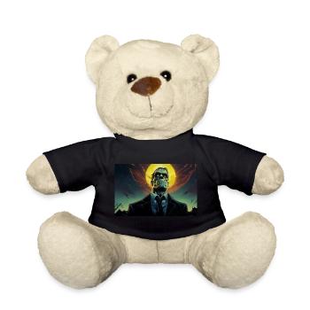 Monster in suit - Teddy Bear - black - Front