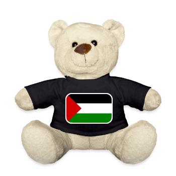 Free palestine - Nounours - noir - Devant