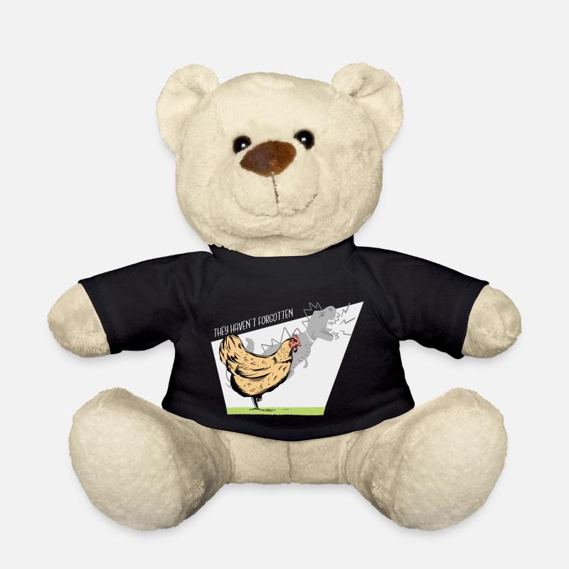 Lustiges Huhn mit Dinosaurierschatten - das haben sie nicht - Teddy - Schwarz