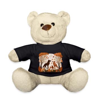 Deux loups (Collection d’automne #5) - Nounours - noir - Devant