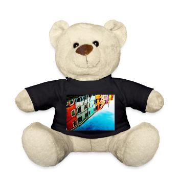 Buntes Burano (Venedig) - Teddy - Schwarz - Vorne