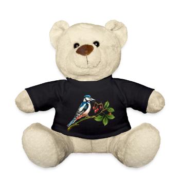 Bunter Vogel - Teddy - Schwarz - Vorne